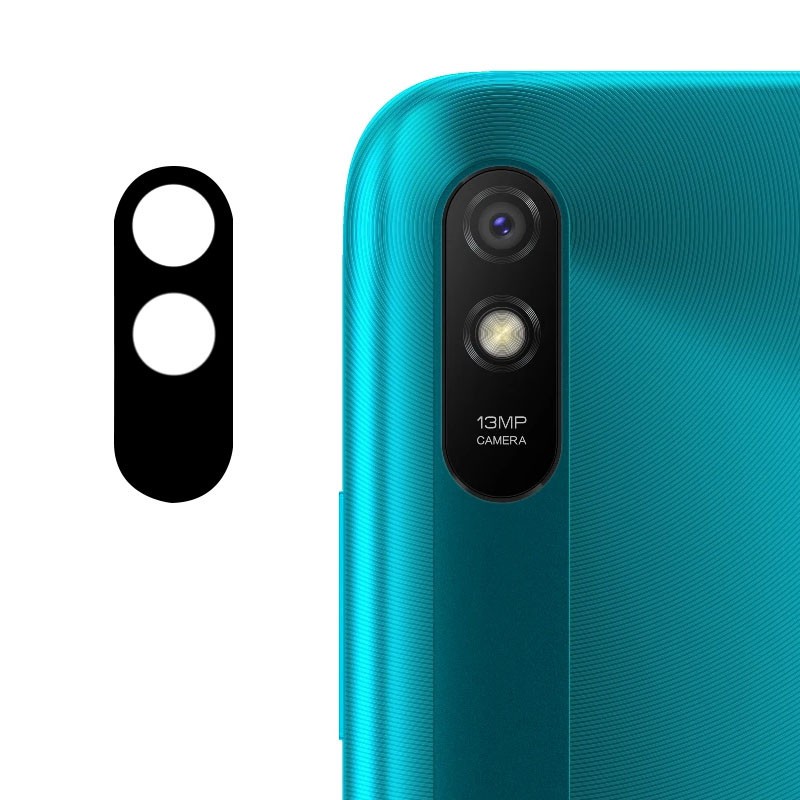Гнучке захисне скло 0.18mm на камеру для Xiaomi Redmi 9A чорне-0