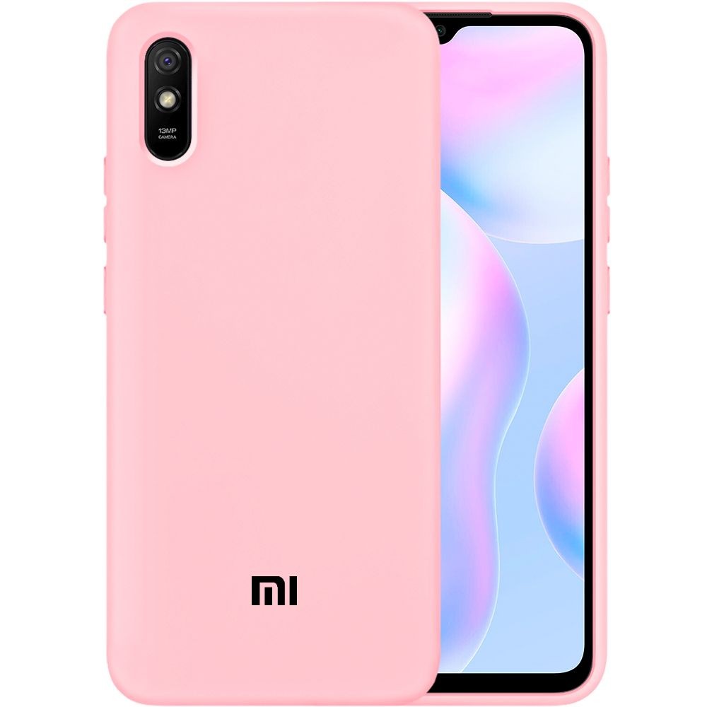 HQ Silicone Case Xiaomi Redmi 9A рожева-0