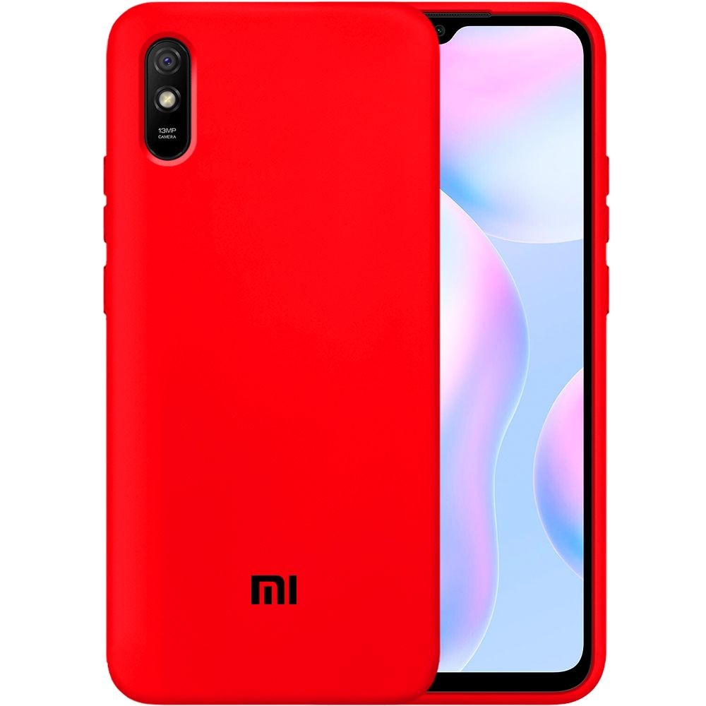 HQ Silicone Case Xiaomi Redmi 9A червона-0