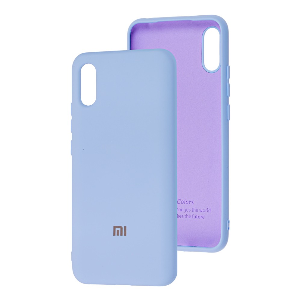 Silicone Cover My Color Full Protective (A) для Xiaomi Redmi 9A (Sky Blue)-0