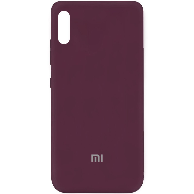 Silicone Cover My Color Full Protective (A) для Xiaomi Redmi 9A (Maroon)-0