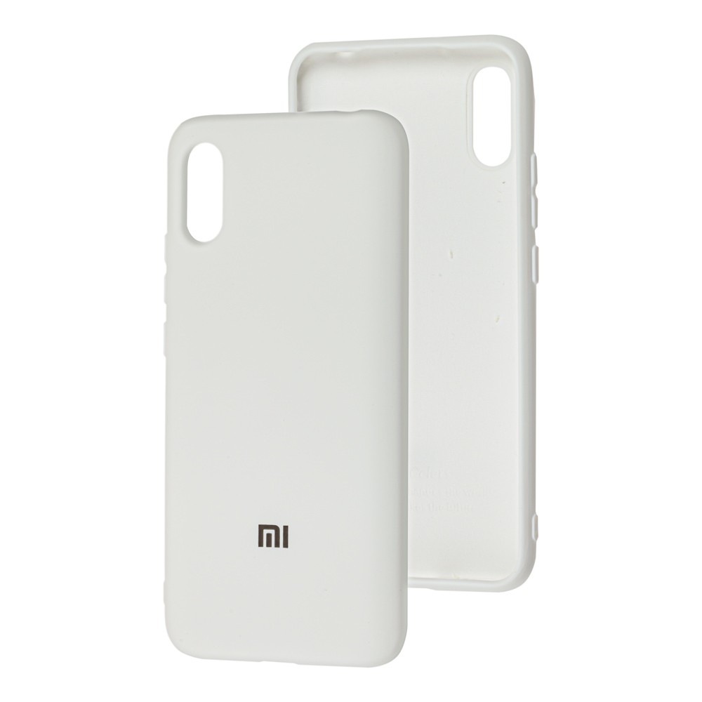 Silicone Cover My Color Full Protective (A) для Xiaomi Redmi 9A (White)-0