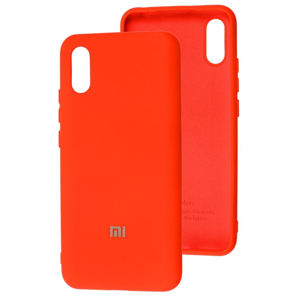 Silicone Cover My Color Full Protective (A) для Xiaomi Redmi 9A (Red)-0