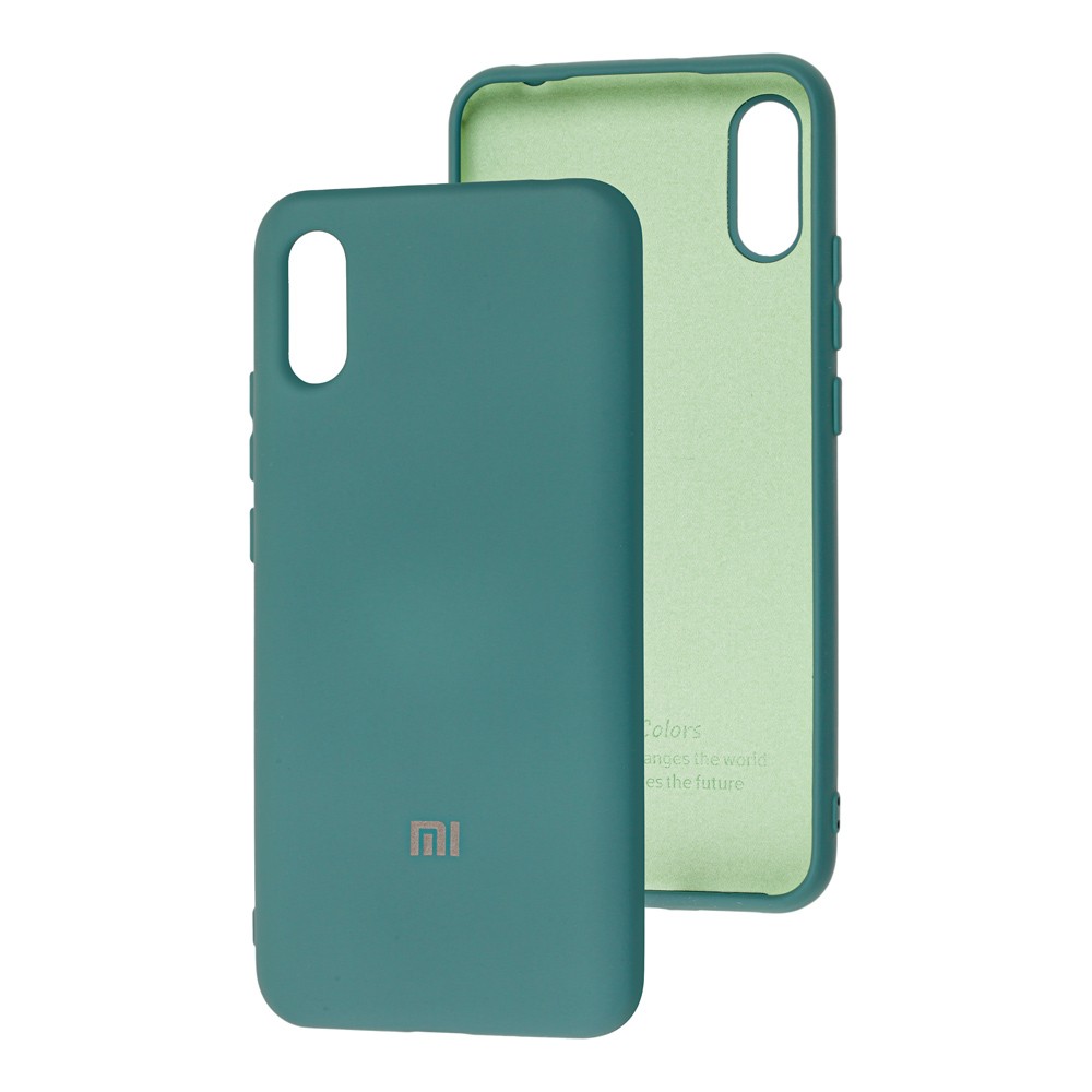 Silicone Cover My Color Full Protective (A) для Xiaomi Redmi 9A (Pine Green)-0