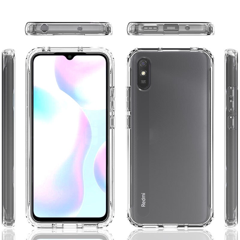 Накладка Full Body для Xiaomi Redmi 9A прозора (силікон+пластик)-1