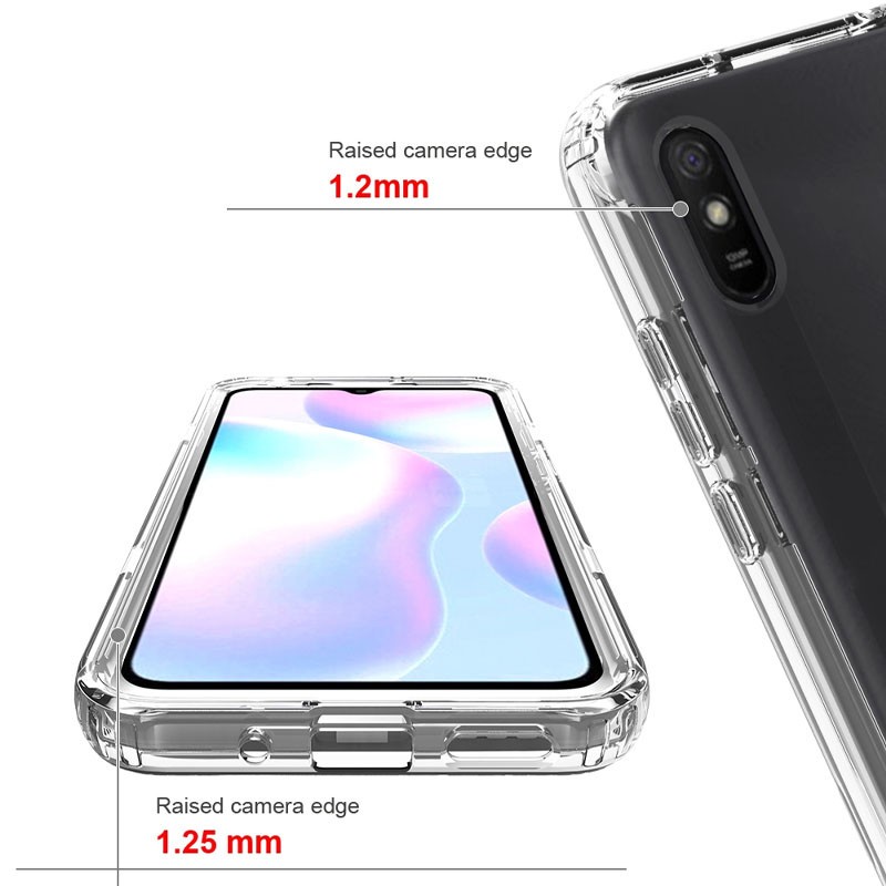 Накладка Full Body для Xiaomi Redmi 9A прозора (силікон+пластик)-3