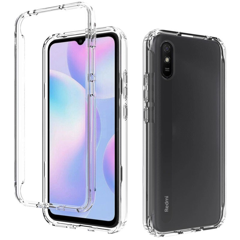 Накладка Full Body для Xiaomi Redmi 9A прозора (силікон+пластик)-0