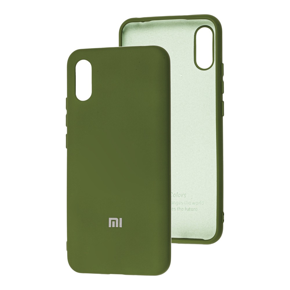 Silicone Cover My Color Full Protective (A) для Xiaomi Redmi 9A (Forest Green)-0