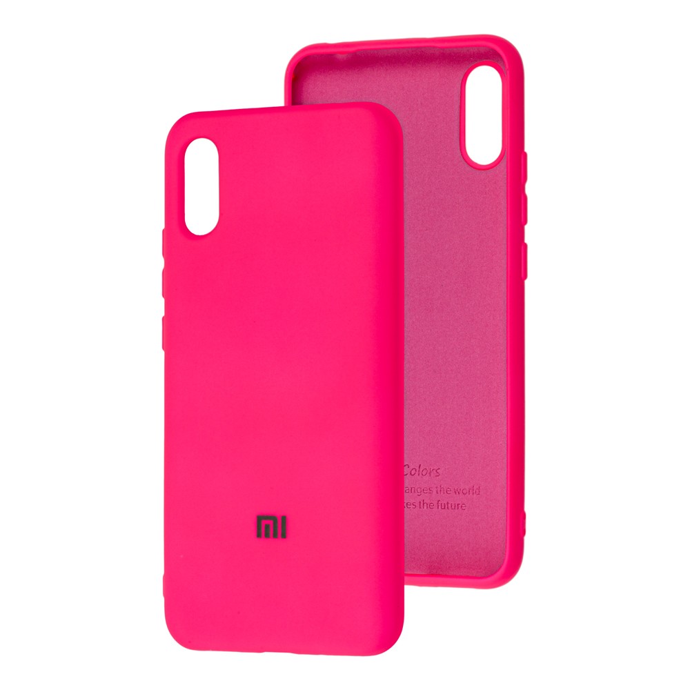 Silicone Cover My Color Full Protective (A) для Xiaomi Redmi 9A (Barbie Pink)-0
