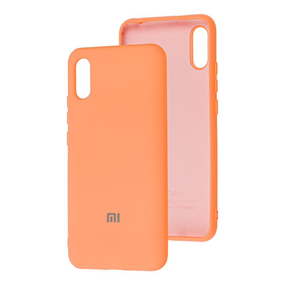 Silicone Cover My Color Full Protective (A) для Xiaomi Redmi 9A (Orange)-0