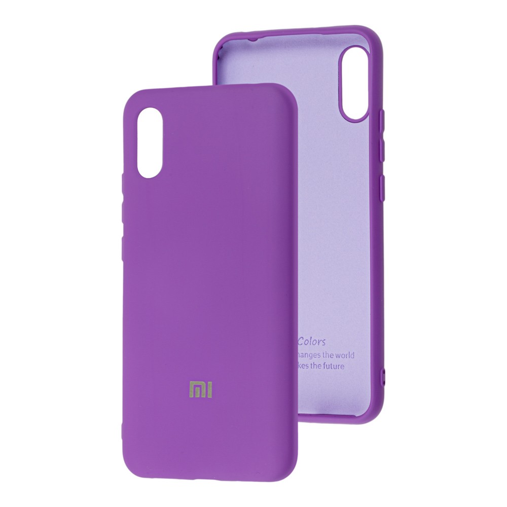 Silicone Cover My Color Full Protective (A) для Xiaomi Redmi 9A (Purple)-0