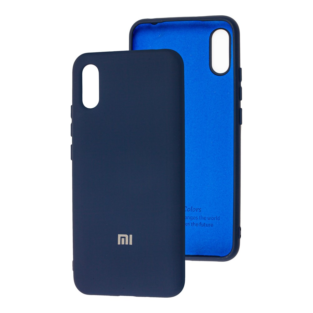 Silicone Cover My Color Full Protective (A) для Xiaomi Redmi 9A (Midnight Blue)-0