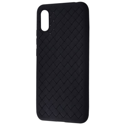 Накладка Weaving case для Xiaomi Redmi 9a чорна-0