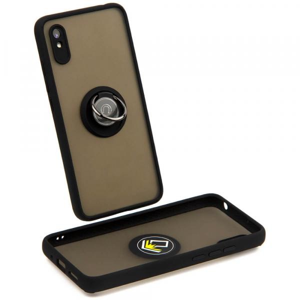 Накладка Totu Gingle Ring для Xiaomi Redmi 9A чорна-0