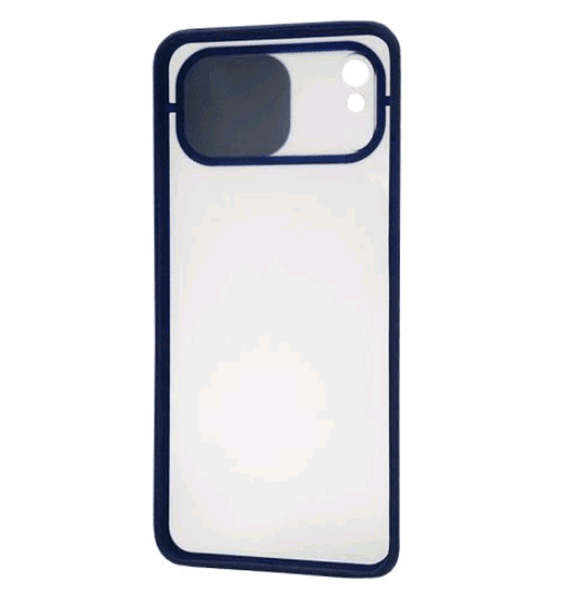 Накладка Camshield mate TPU для Xiaomi Redmi 9A синя шторка-1