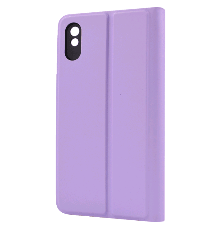 Книжка Shell Case для Xiaomi Redmi 9A (Light purple)-1