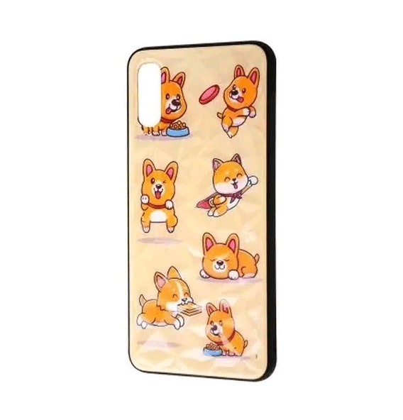 Накладка WAVE Majesty для Xiaomi Redmi 9A (funny corgi/pink sand)-0