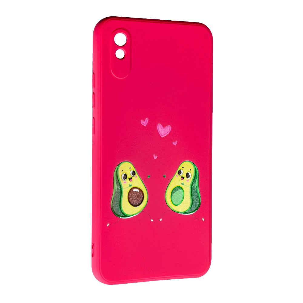 Накладка Silicone ART для Xiaomi Redmi 9A "Avocado"-0
