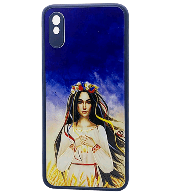 Накладка Totu Gingle Print для Xiaomi Redmi 9A (Дівчина у вишиванці)-0