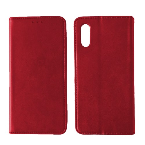 Книжка Black TPU Magnet для Xiaomi Redmi 9A червона-0
