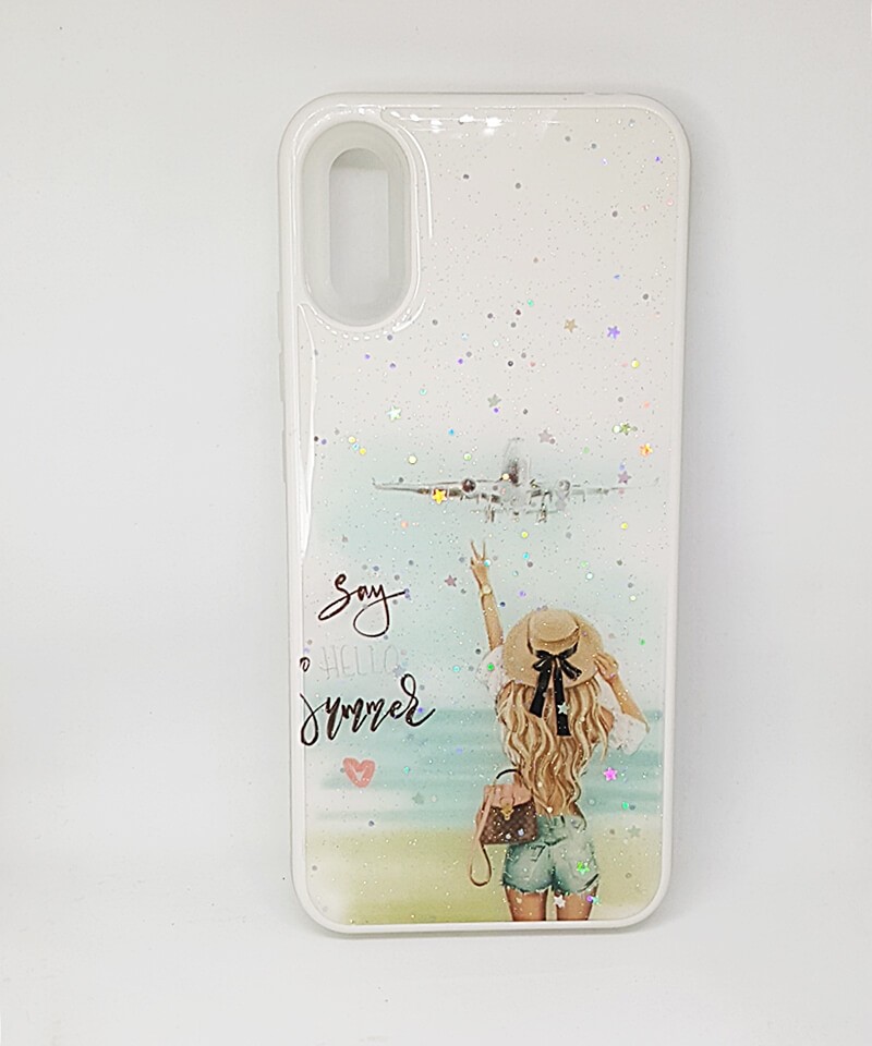 Накладка Mix Art Armor для Xiaomi Redmi 9A Дівчина з літаком-0