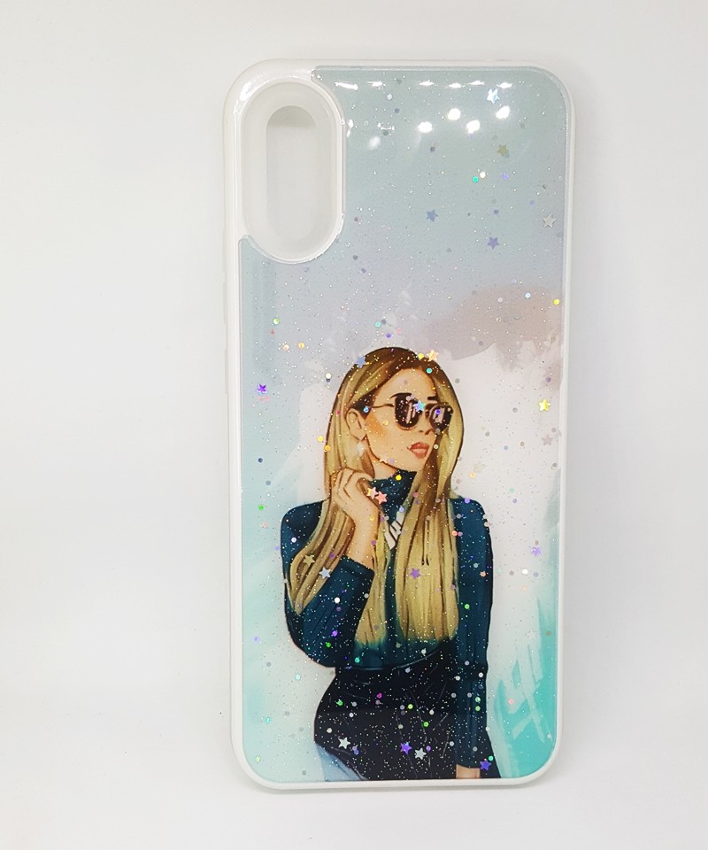 Накладка Mix Art Armor для Xiaomi Redmi 9A Дівчина в окулярах-0