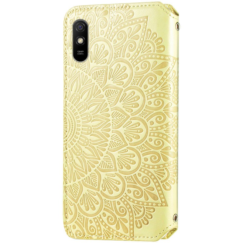 Книжка GETMAN Mandala для Xiaomi Redmi 9A жовта-1