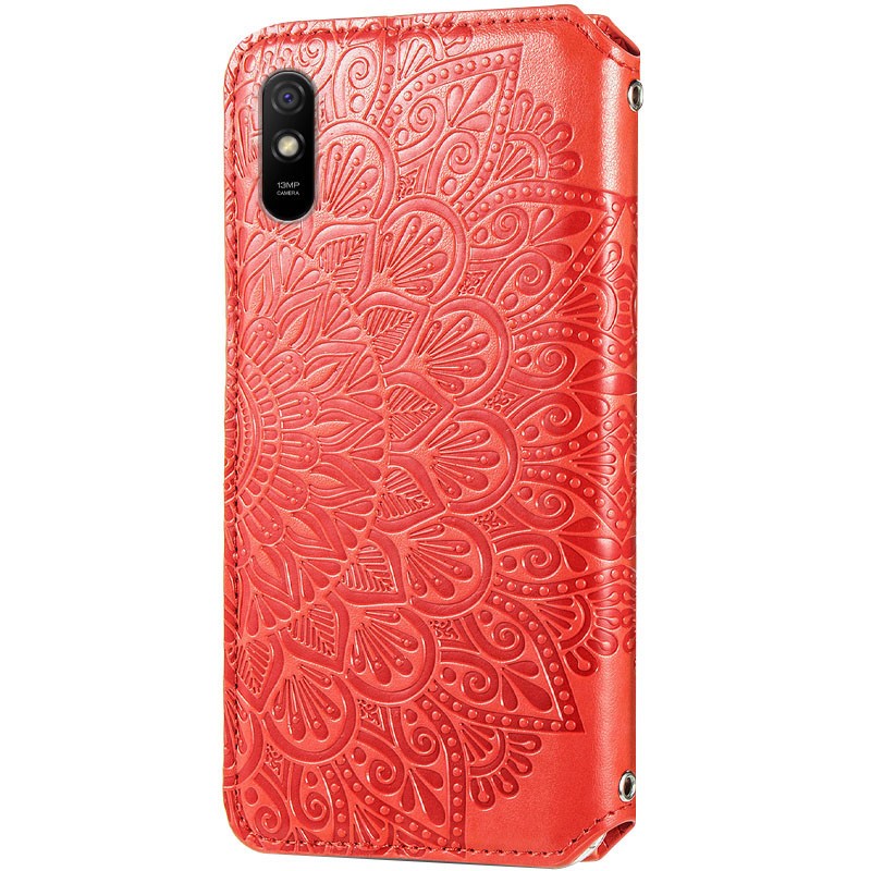 Книжка GETMAN Mandala для Xiaomi Redmi 9A червона-1