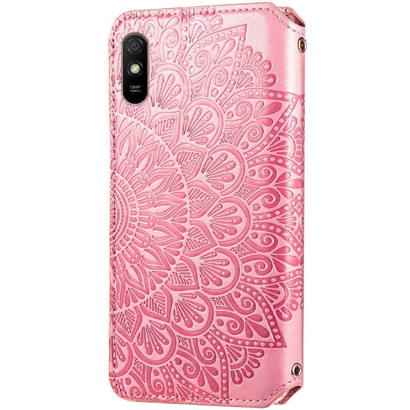 Книжка GETMAN Mandala для Xiaomi Redmi 9A рожева-1