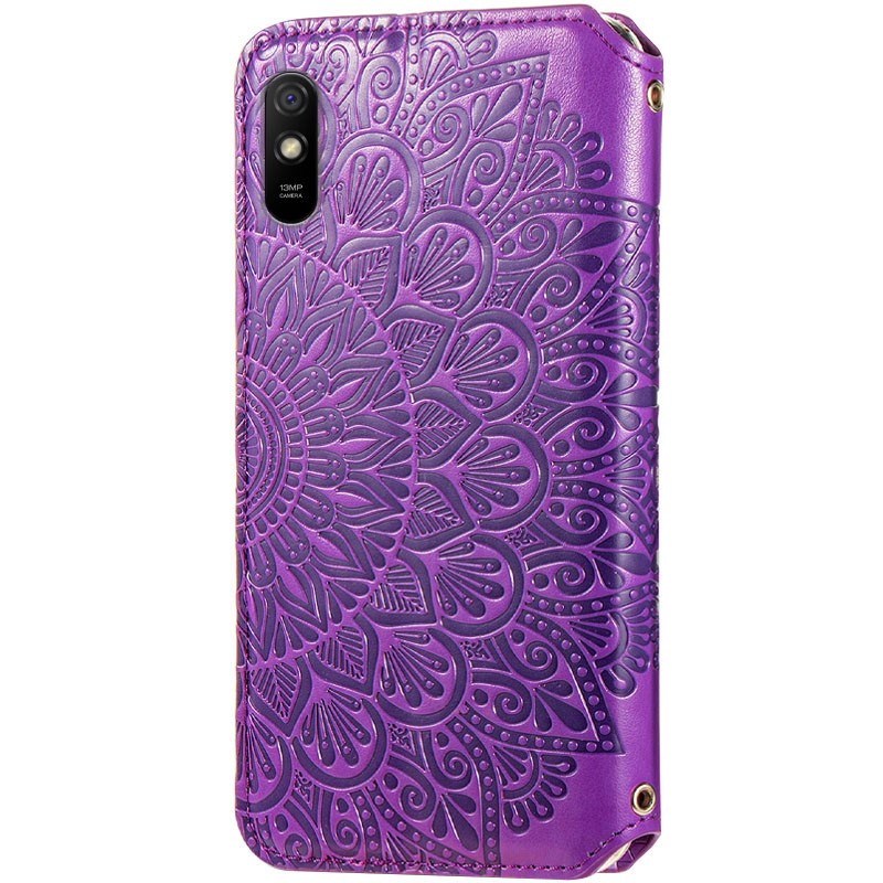 Книжка GETMAN Mandala для Xiaomi Redmi 9A фіолетова-1