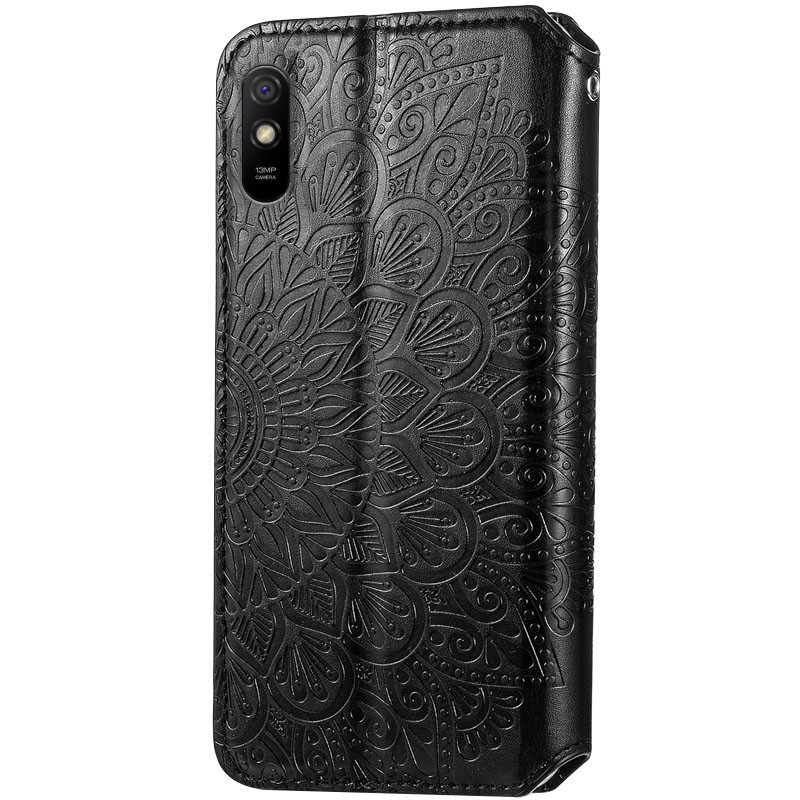 Книжка GETMAN Mandala для Xiaomi Redmi 9A чорна-1