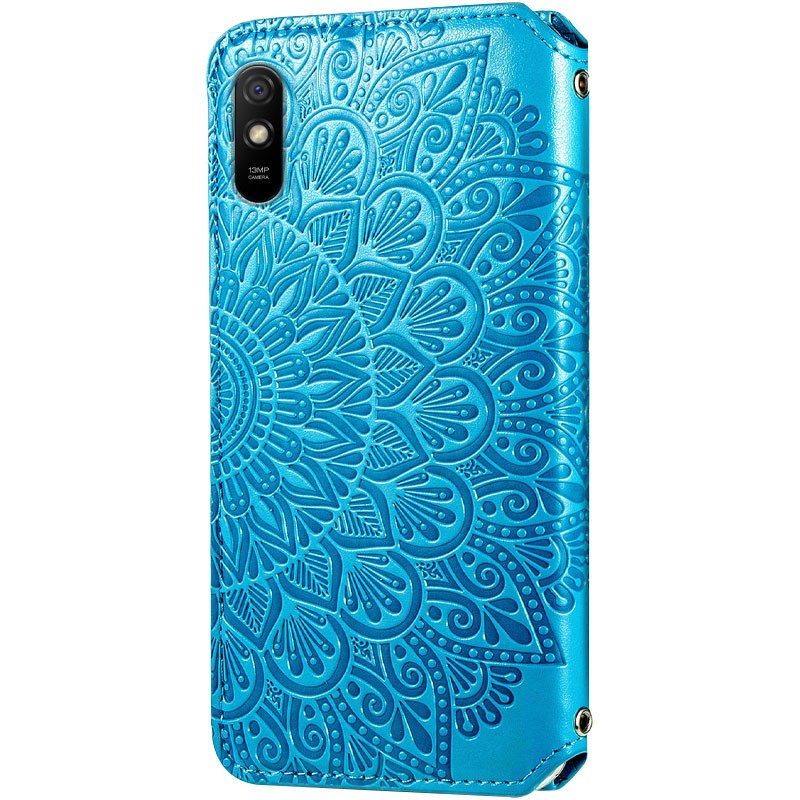 Книжка GETMAN Mandala для Xiaomi Redmi 9A синя-1