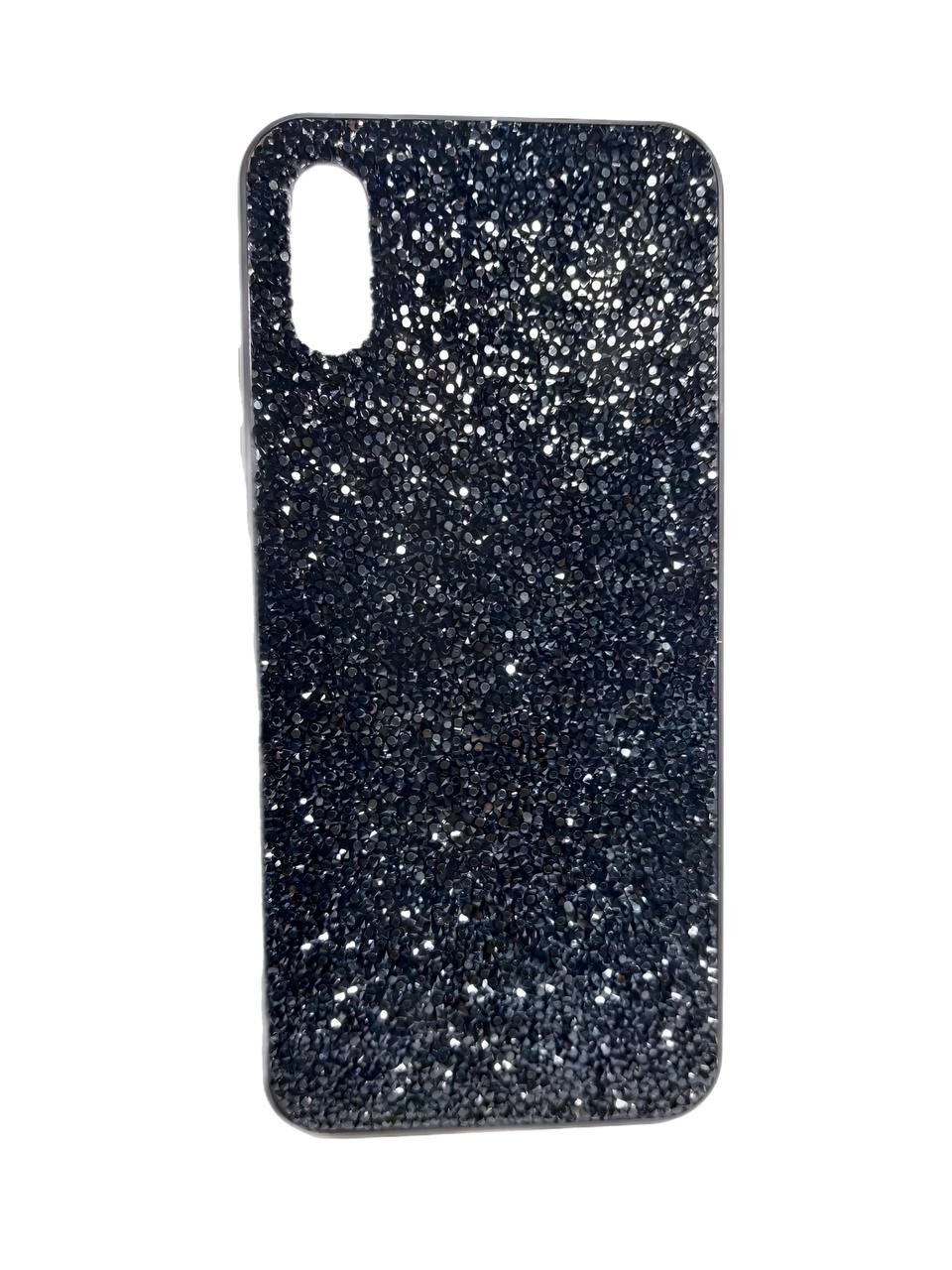 Накладка Grainy Diamonds для Xiaomi Redmi 9A чорна-0