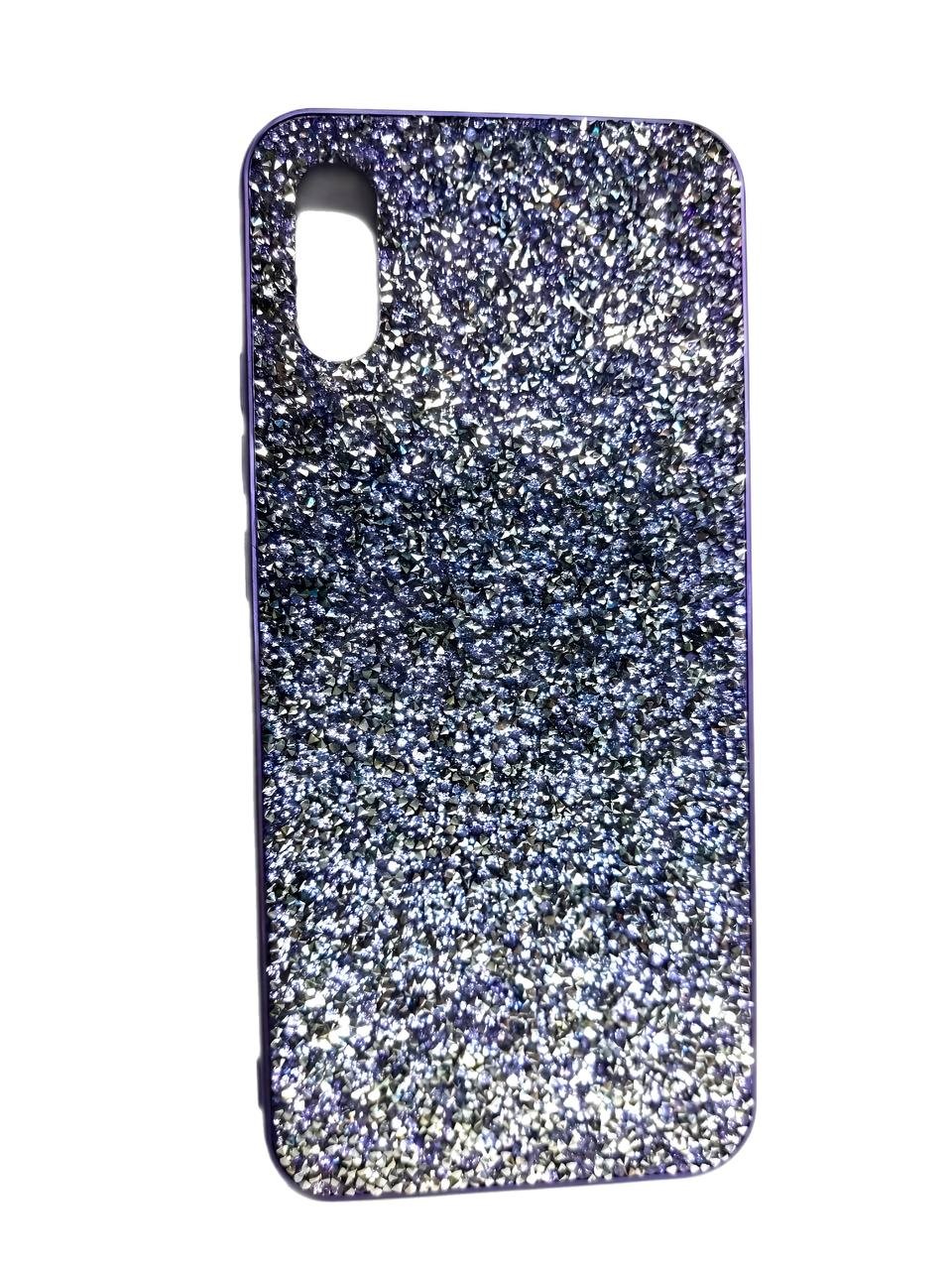 Накладка Grainy Diamonds для Xiaomi Redmi 9A фіолетова-0
