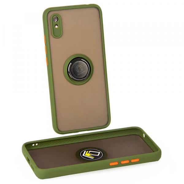 Накладка Totu Gingle Ring для Xiaomi Redmi 9A хакі-0