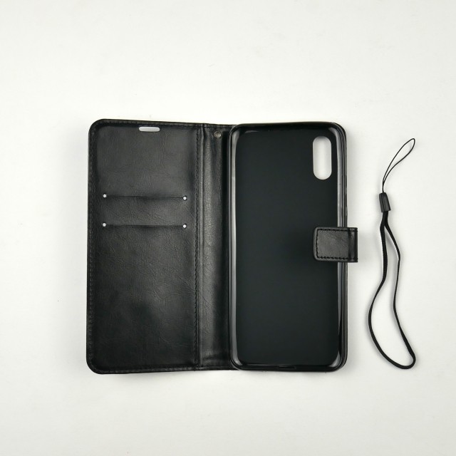 Книжка EcoCase для Xiaomi Redmi 9A чорна-1