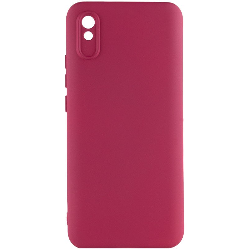 Silicone Cover Full Camera without Logo (A) для Xiaomi Redmi 9a (Marsala)-0