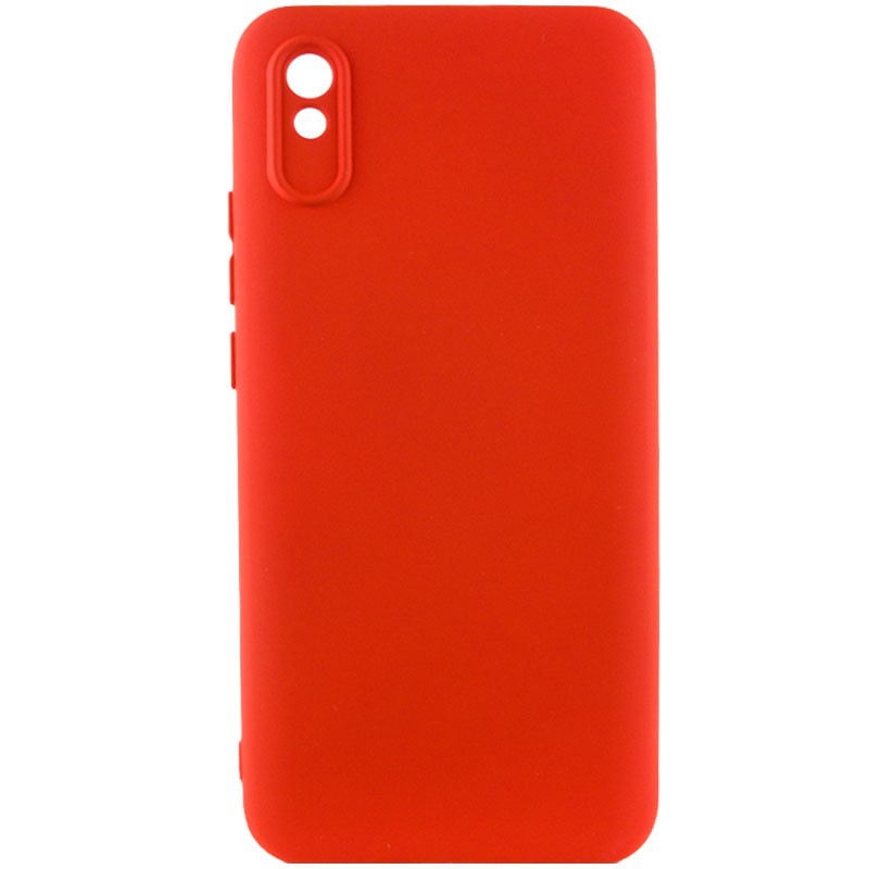Silicone Cover Full Camera without Logo (A) для Xiaomi Redmi 9a (Red)-0