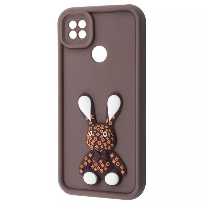 Чохол Pretty Toys для Xiaomi Redmi 9C/10A (Brown/rabbit)-0