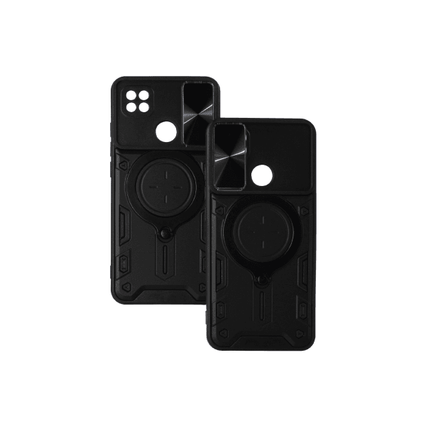 Накладка Protective Stand Case для Xiaomi Redmi 9C/10A/Poco C3 (Black)-0