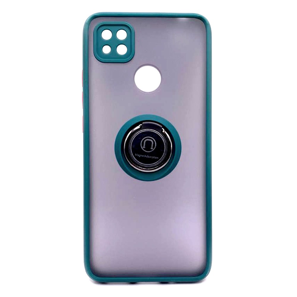 Накладка Totu Gingle Ring для Xiaomi Redmi 9C / 10A / Poco C3 оливкова-0