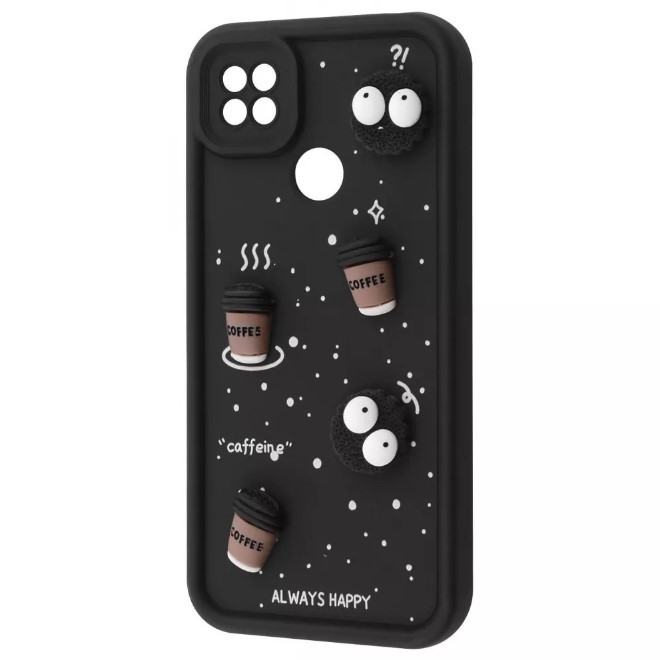 Чохол Pretty Toys для Xiaomi Redmi 9C / 10A (Black/Always Happy)-0