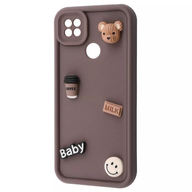 Чохол Pretty Toys для Xiaomi Redmi 9C/10A (Brown/baby milk)-0