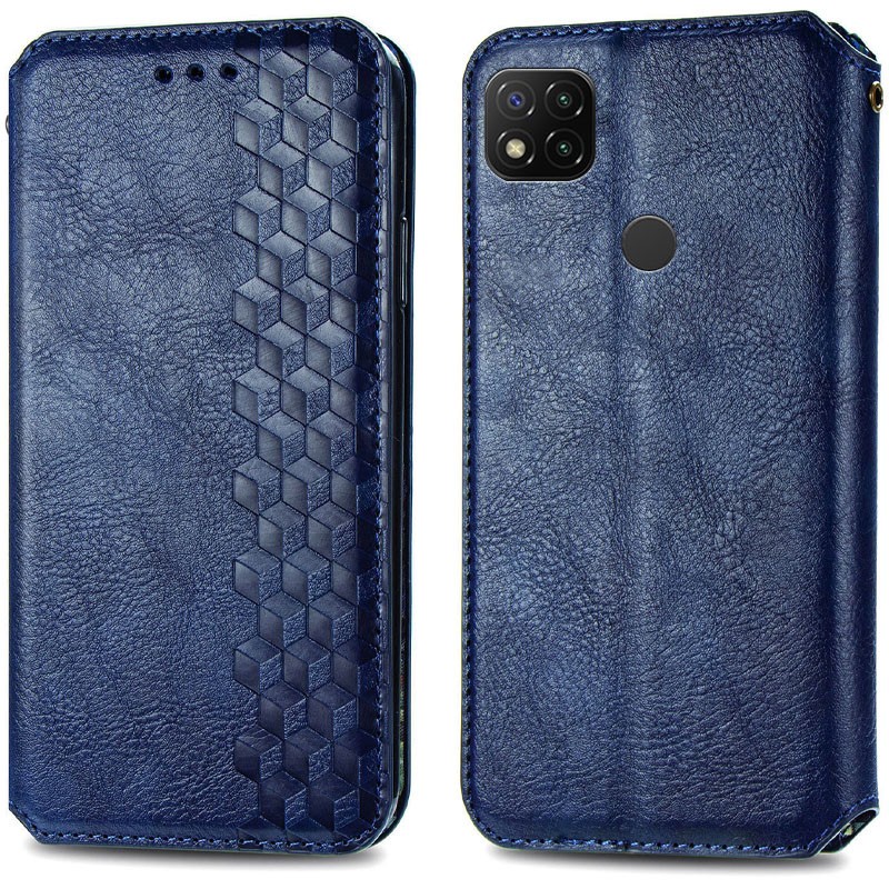 Книжка GETMAN Cubic для Xiaomi Redmi 9C / 10A синя-0