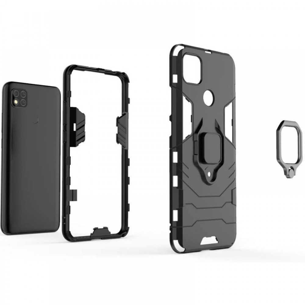 Накладка Armor 2.0 для Xiaomi Redmi 9C чорна-3