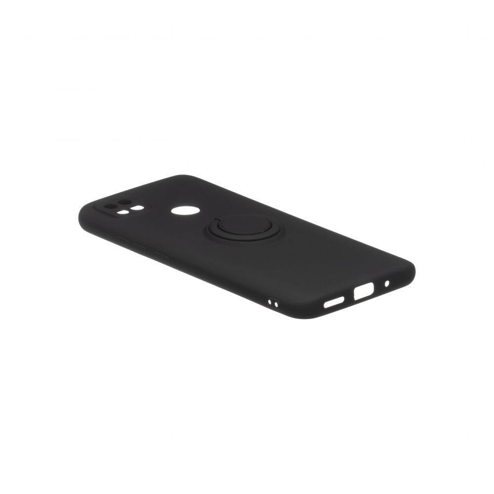 Накладка ColorRing з кільцем для Xiaomi Redmi 9C чорна-1