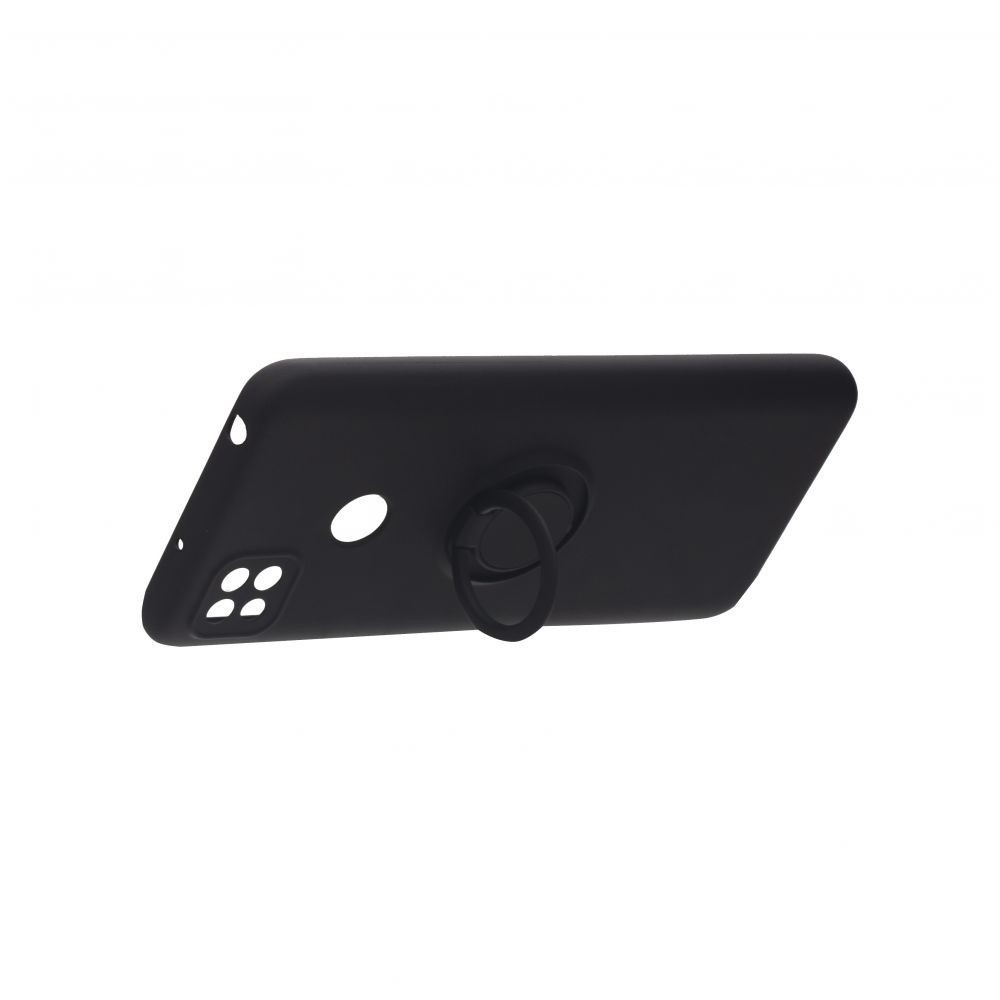 Накладка ColorRing з кільцем для Xiaomi Redmi 9C чорна-4
