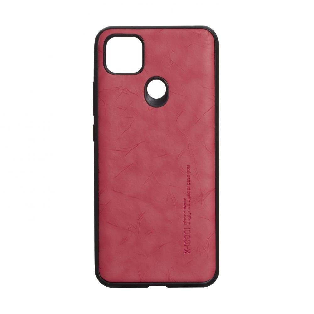 Накладка Leael Color для Xiaomi Redmi 9C червона-0