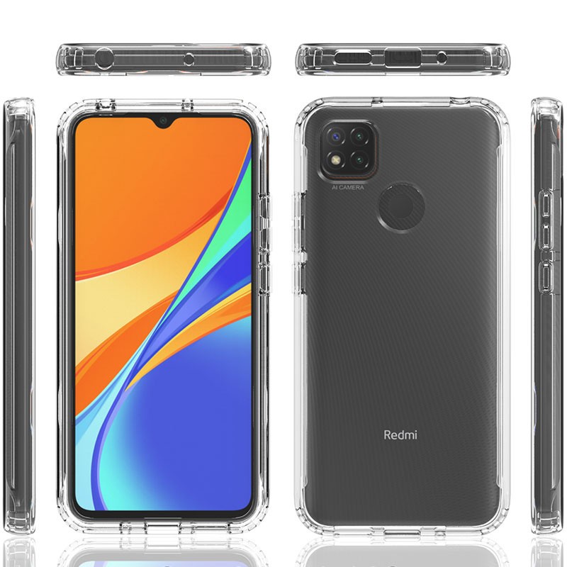 Накладка Full Body для Xiaomi Redmi 9C прозора (силікон+пластик)-1