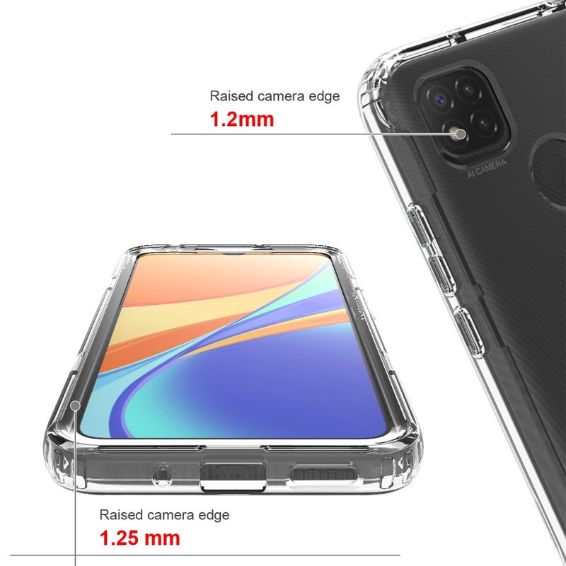 Накладка Full Body для Xiaomi Redmi 9C прозора (силікон+пластик)-3